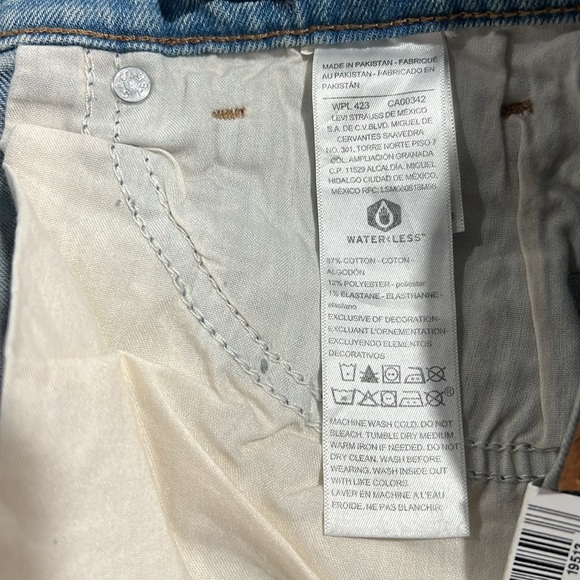 Signature By Levi Strauss & Co. Boys Denim Cut Off Jean Short - Picture 12 of 12